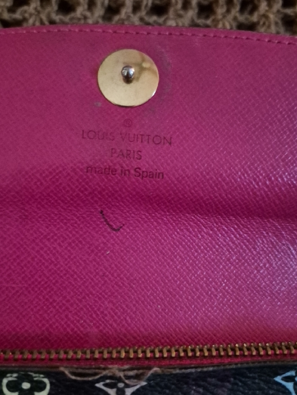 Authentic LV Black Murikami Monogram Wallet (Project Piece) - Picture 3 of 11